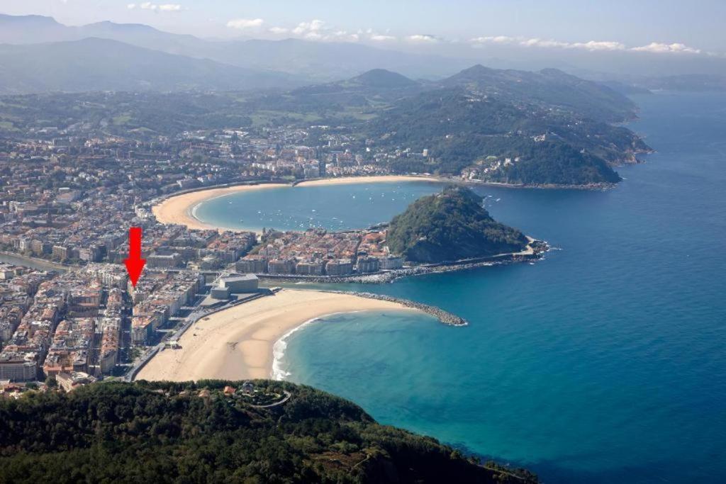 Playa Zurriola Daire San Sebastián Dış mekan fotoğraf