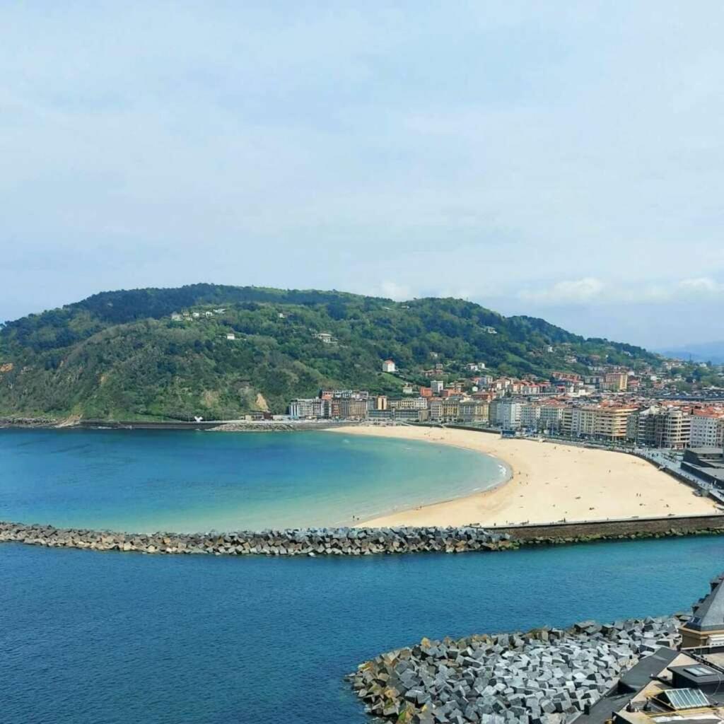Playa Zurriola Daire San Sebastián Dış mekan fotoğraf